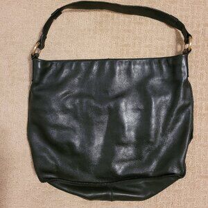 Sigrid Olsen Black Leather Pocketbook.